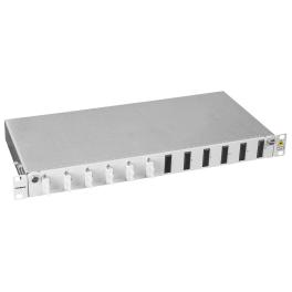 Patchpanel FO 19", 1UV, culisant, pentru 12 fibre, SC, MM