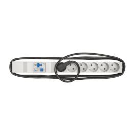 PDU 19", 6xSchuko+dif. BO217516,prof ALU 1U,cablu 3m,RAL7035