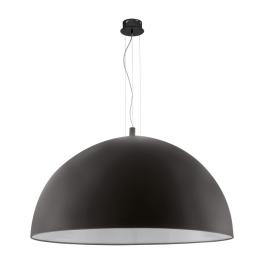 Pendant luminaire "Gaetano" 3 x 60W black IP20