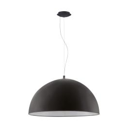 Pendant luminaire "Gaetano" 60W black IP20