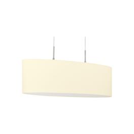 Pendant luminaire "Pasteri Pro" / Shade 2x 60W creme