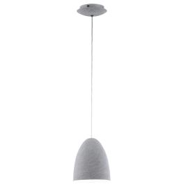 Pendant luminaire "Sarabia" 60W betongrey IP20