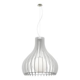 Pendant luminaire "Tindori" Ø800 60W white IP20