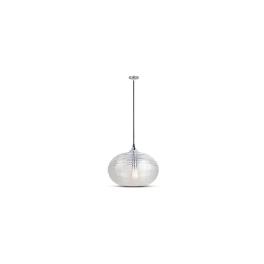 PENDUL TAVAN 35CM STICLA TRASNPARENTA - DIAMOND