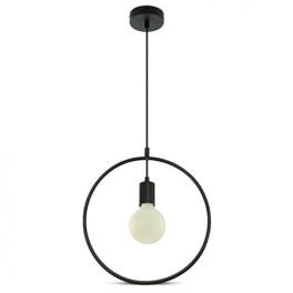 Pendul tavan max e27 60w ip20 model geometric - negru mat