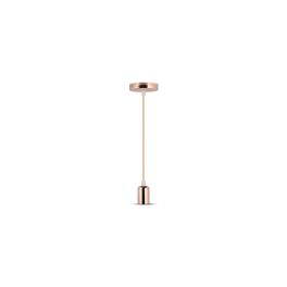 PENDUL TAVAN SOCLU E27 METAL GOLD ROSE