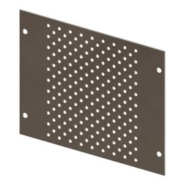 Perforated Mounting Plate width 208mm, 3 Modul Heights