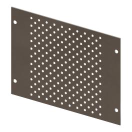 Perforated Mounting Plate width 220mm, 3 Modul Heights