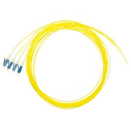 Pigtail LC, 9/125µm OS2, 2m, Easy Strip, galben,4buc