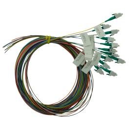 Pigtail LC/APC, 9/125µm OS2, 2m, 12buc, PREMIUM clasă B