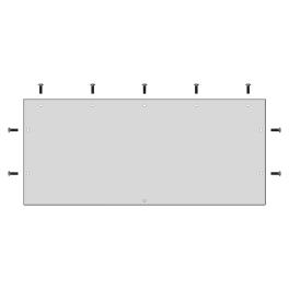 Placă de trecere plină tip J, decupare L500 A200mm