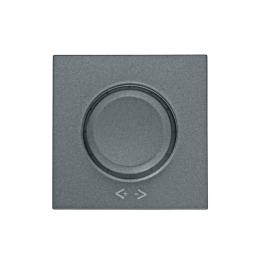 Placă frontală dimmer cu buton rotativ, antracit