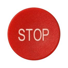 Placuta presare rosu "Stop"