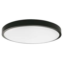 Plafoniera led 18w ip44 4000k alb neutru - negru