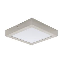Plafoniera LED 225X225 nichel-mat 'FUEVA PRO'