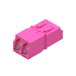 Premium LC-Duplex Coupling MM Polymer case Violett
