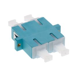 Premium SC-Duplex Coupling MM Polymer case aqua