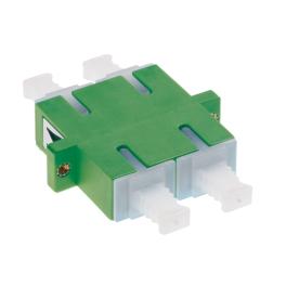 Premium SC-Duplex Coupling SM APC Polymer Ceramic case green