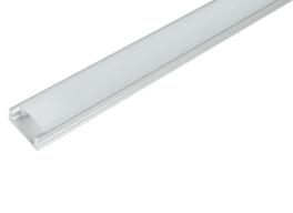 Profil 2m st din aluminiu cu capac pvc  