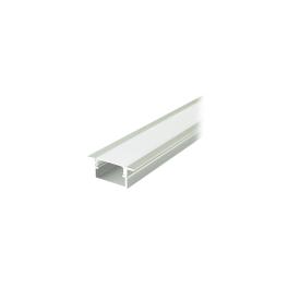 PROFIL ALUMINIU PENTRU BANDA LED 2M 17MM X 10MM - ARGINTIU