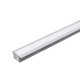 Profil aluminiu pentru banda led 2m 24.5mm x 12.2mm mat
