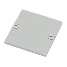 Profile end cap CLR flat closed incl. Screws
