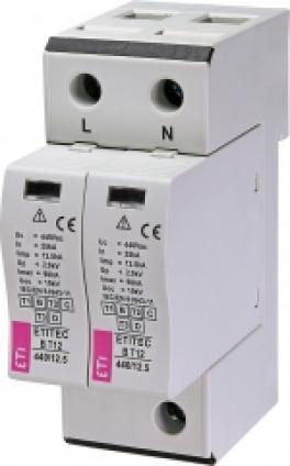 Protecție supratensiuni etitec b t12 440/12,5 2+0