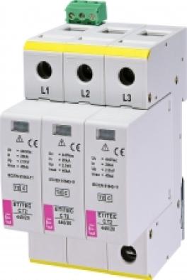 Protecție supratensiuni etitec c t2 440/20 3+0 rc
