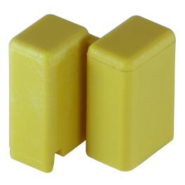 Protection-cover yellow for pin busbar on 1 MW