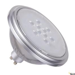 QPAR111 GU10, LED lamp argintiu 7W 3000K CRI90 25°