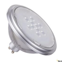 QPAR111 GU10, LED lamp argintiu 7W 4000K CRI90 40°