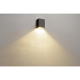 QUAD 1 XL LED de perete, 3,2W, 3000K, patrat, anthracit