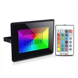Reflector led rgb 30w cu telecomanda