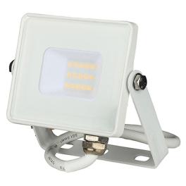 Reflector led smd 10w 3000k ip65 alb, cip samsung