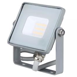 Reflector led smd 10w 3000k ip65 gri, cip samsung