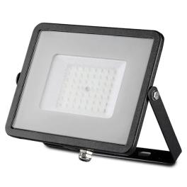 Reflector led smd 50w 3000k ip65 negru, cip samsung