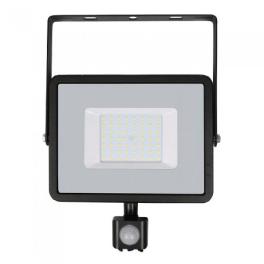 Reflector led smd 50w 6400k ip65 cu senzor miscare, cip samsung