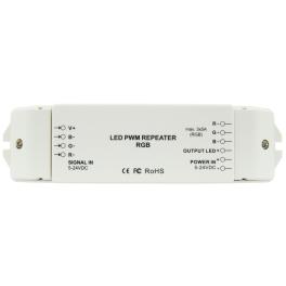 Repeater PWM RGB LED, 3x5A, 180W/12V, 360W/24V