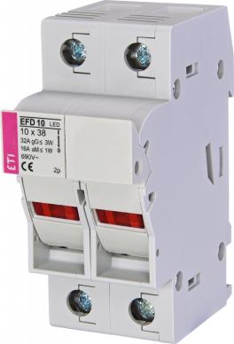 Separator pentru siguranțe fuzibile efd 10 2p led eti