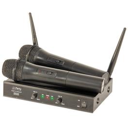 Set 2 microfoane wireless uhf 863.2 & 864.2 mhz