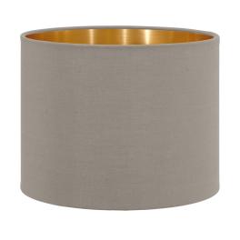 Shade for Pendant luminaire Pasteri Pro/Marausa taupe/gold