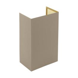 Shade for Wall luminaire Pasteri Pro B: 180 mm taupe/gold