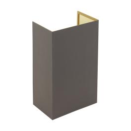 Shade for Wall luminaire Pasteri Pro B:180mm cappuccino/gold
