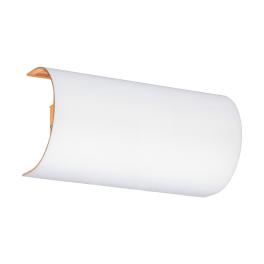 Shade semicircular for Pasteri Pro white/copper