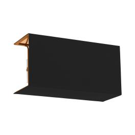 Shade square zu Wall luminaire Pasteri Pro black/copper