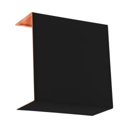 Shade square zu Wall luminaire Pasteri Pro black/copper