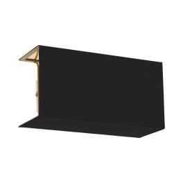 Shade square zu Wall luminaire Pasteri Pro black gold