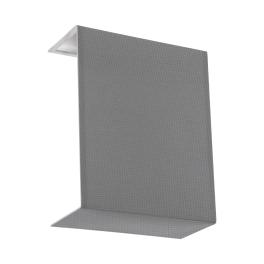 Shade square zu Wall luminaire Pasteri Pro linen grey