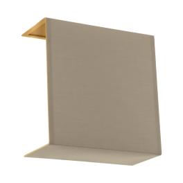 Shade square zu Wall luminaire Pasteri Pro taupe/gold