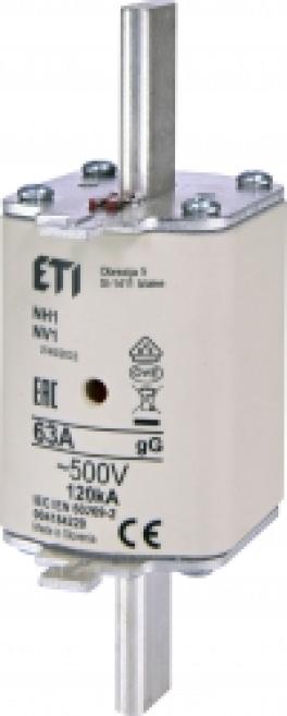 Siguranță nh1 gg 63a/500v